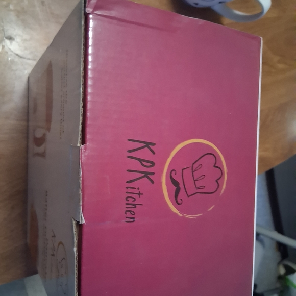 Red Pancake Batter Dispenser with Measuring Label - Picture 2 of 5